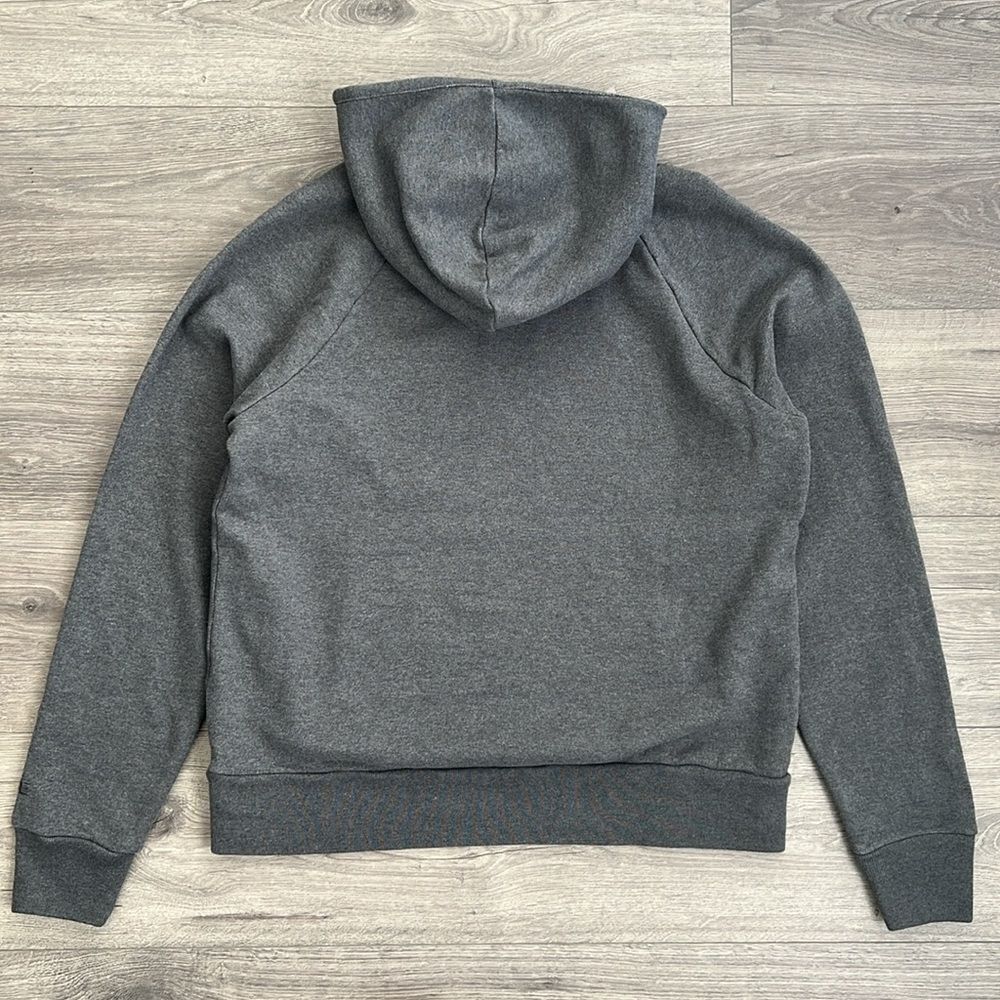 EVERLANE Hoodie Mens Medium The Track Organic Cotton Heather Gray Retro 90s NWT - Picture 8 of 12